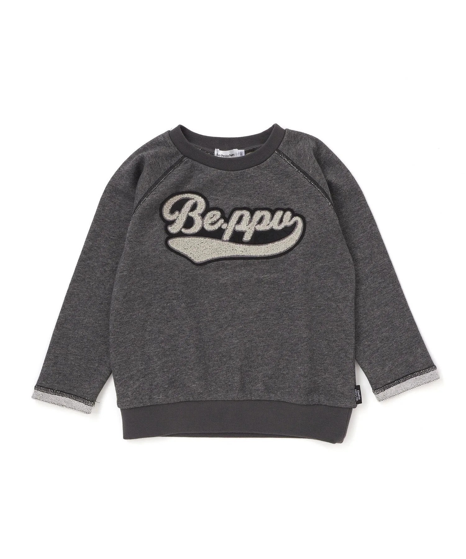 Толстовка-реглан Sagara Patch (95-160 см) BeBe Petits Pois Vert, Gray