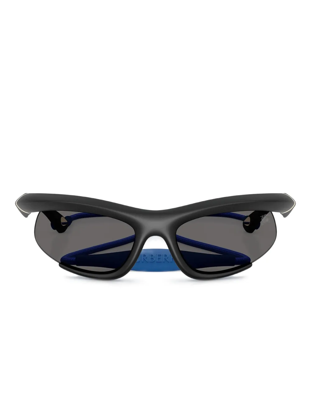 

Солнцезащитные очки в геометричной оправе Burberry Eyewear, черный