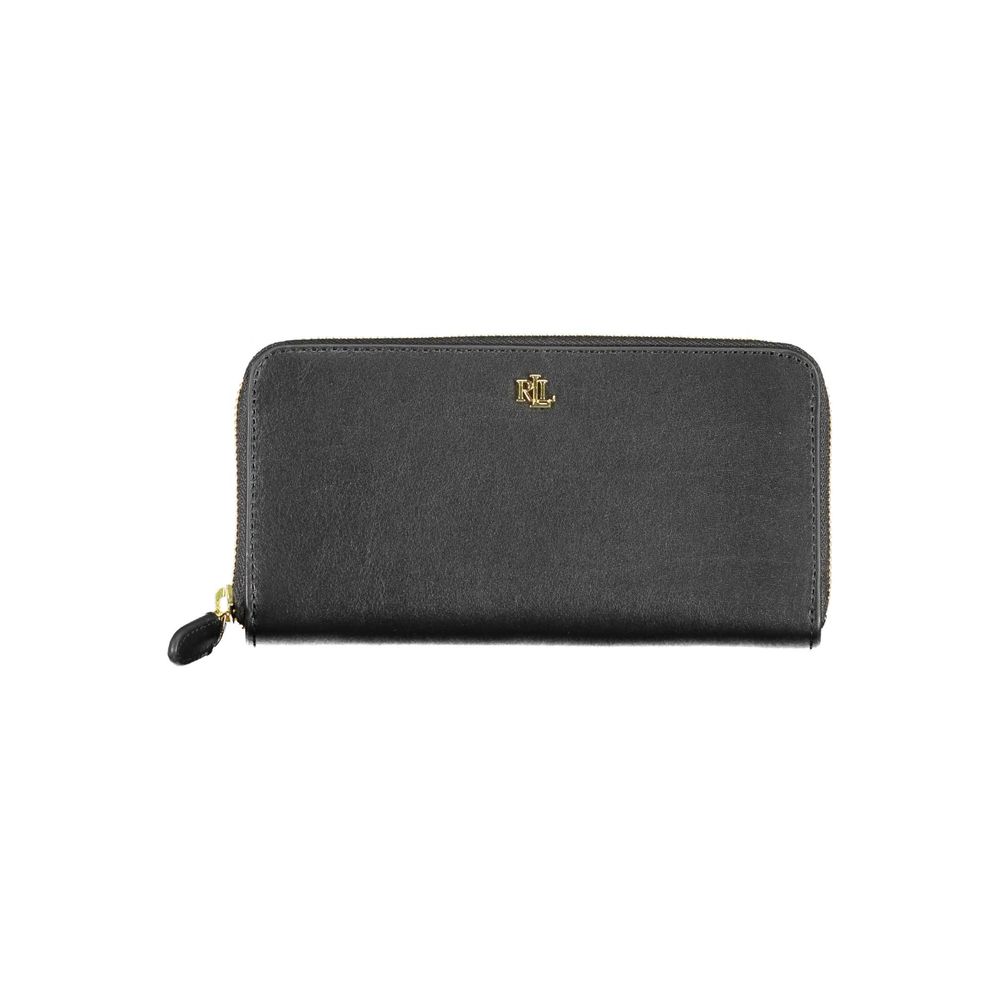 

Черный кожаный кошелек Ralph Lauren, Black