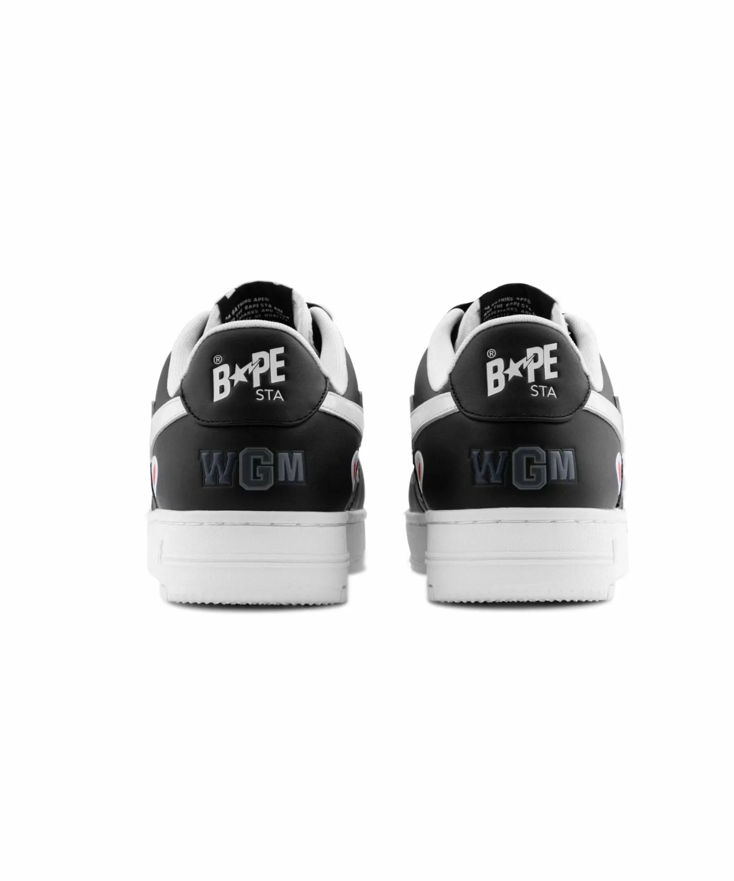BAPE STA SHARK #2 A BATHING APE, BLACK — фото 3