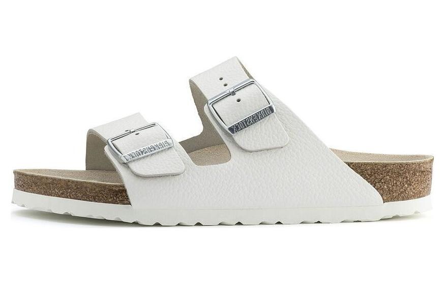 Сандалии Birkenstock Arizona Natural Leather унисекс, белый