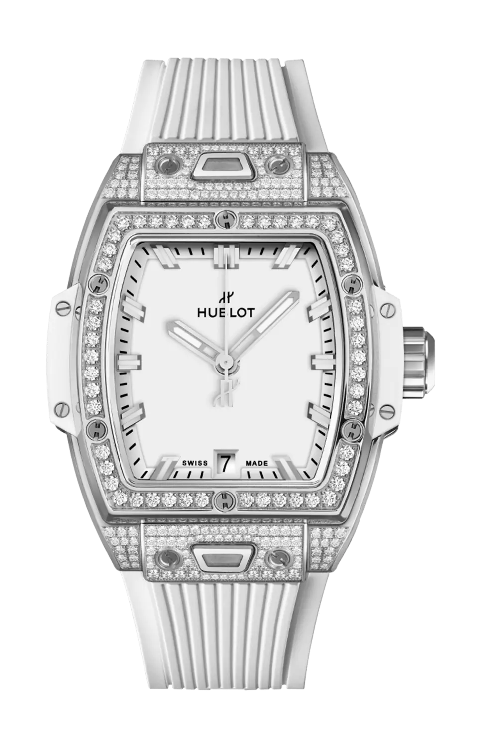 

Часы Hublot Spirit of big bang titanium white pavé 39 мм