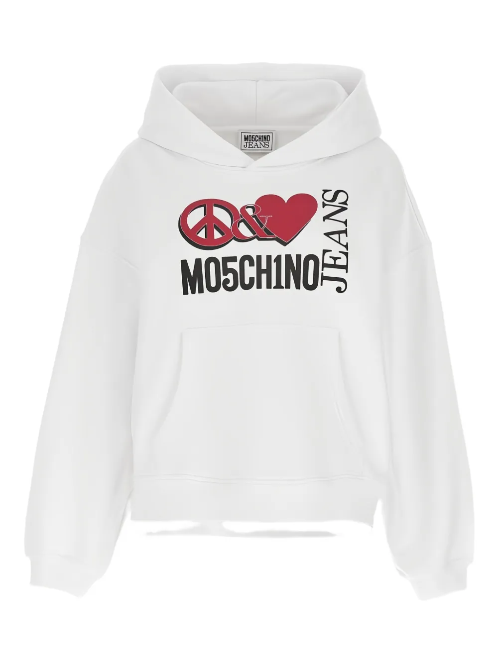 

Толстовка с логотипом MOSCHINO JEANS, белый