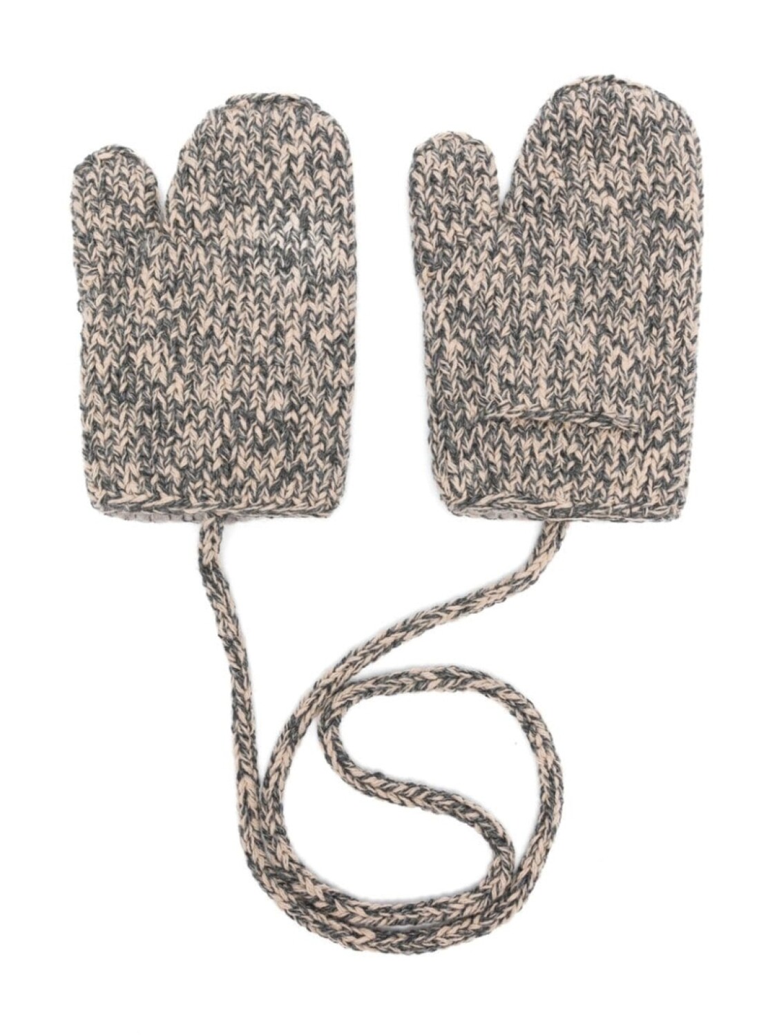 

Варежки Maison Margiela Shetland, серый