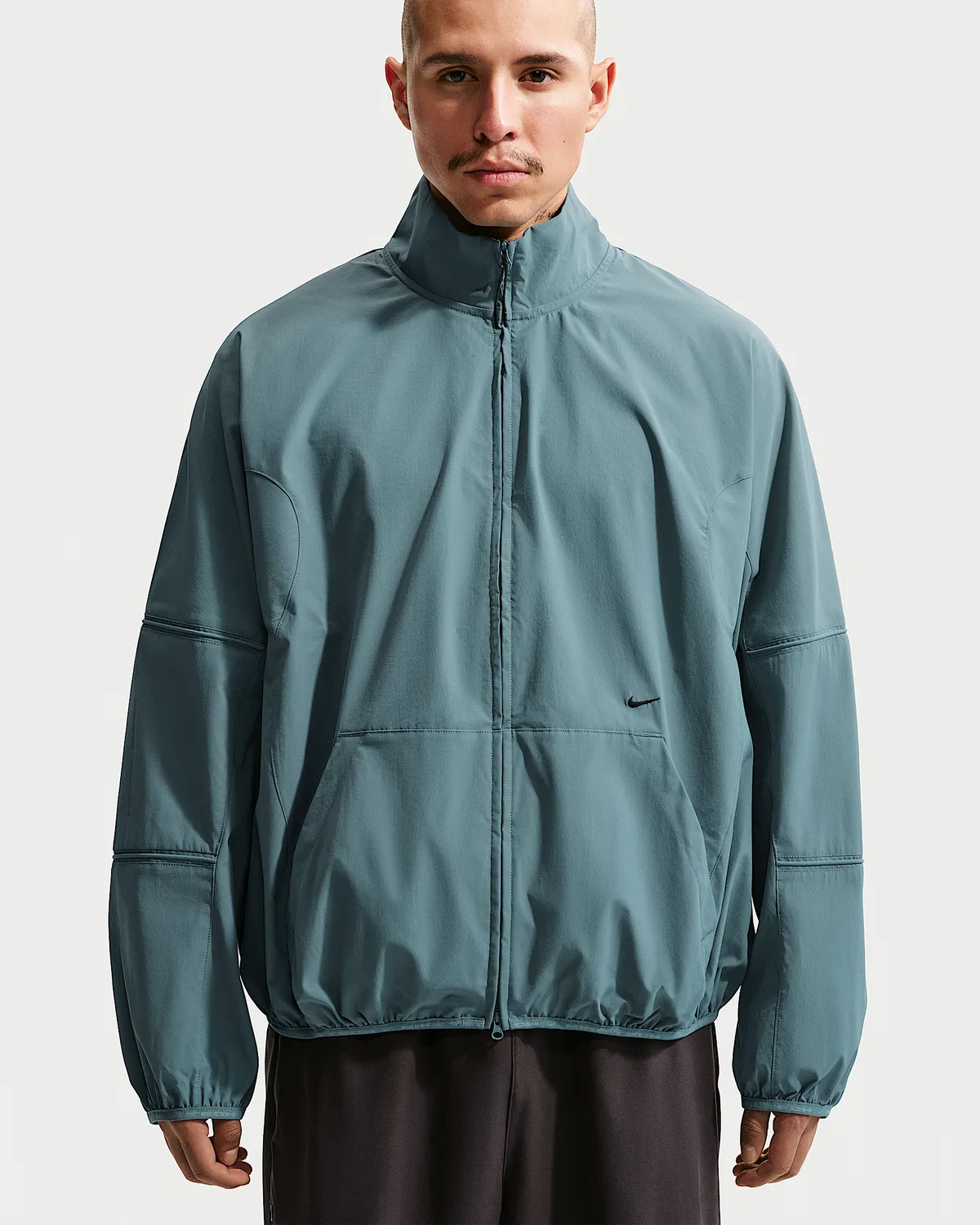 Мужская куртка Nike Tech Helios Dri-FIT на молнии, Mineral Slate/Black