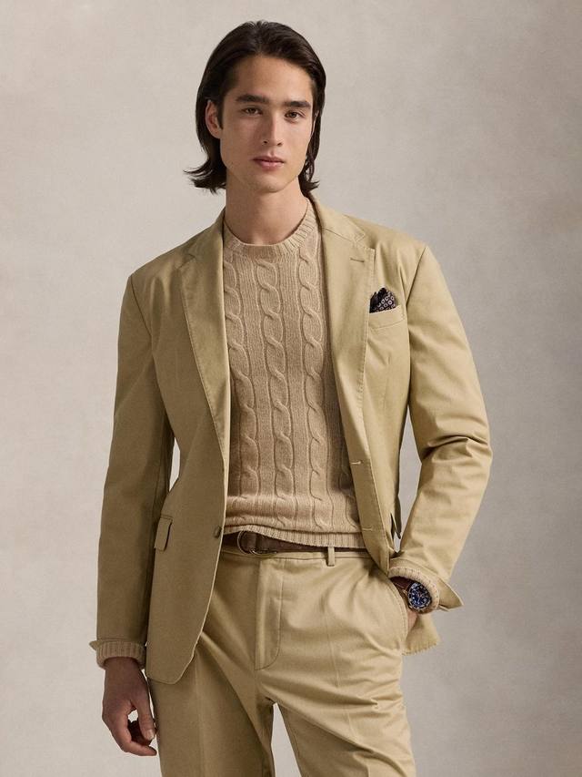 

Неструктурированный современный пиджак поло Ralph Lauren, Monument Tan