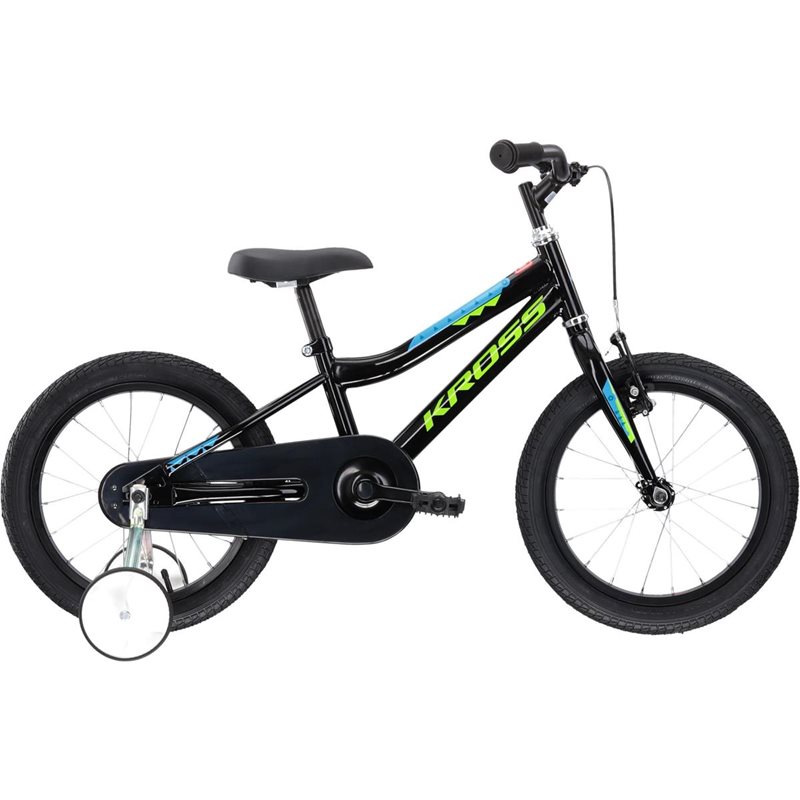 

Детский велосипед Kross Racer 3.0 Черный/Зеленый 16
