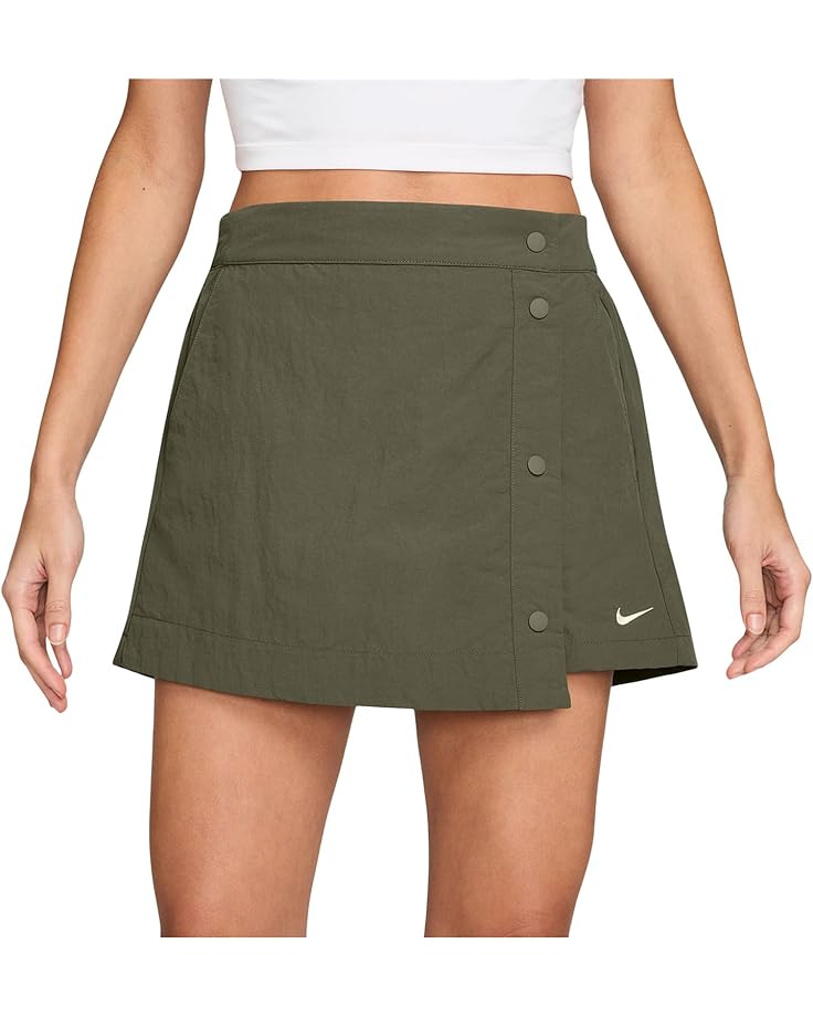 

Юбка Nike Sportswear Essential Woven 3" Skort, цвет Medium Olive/Sail