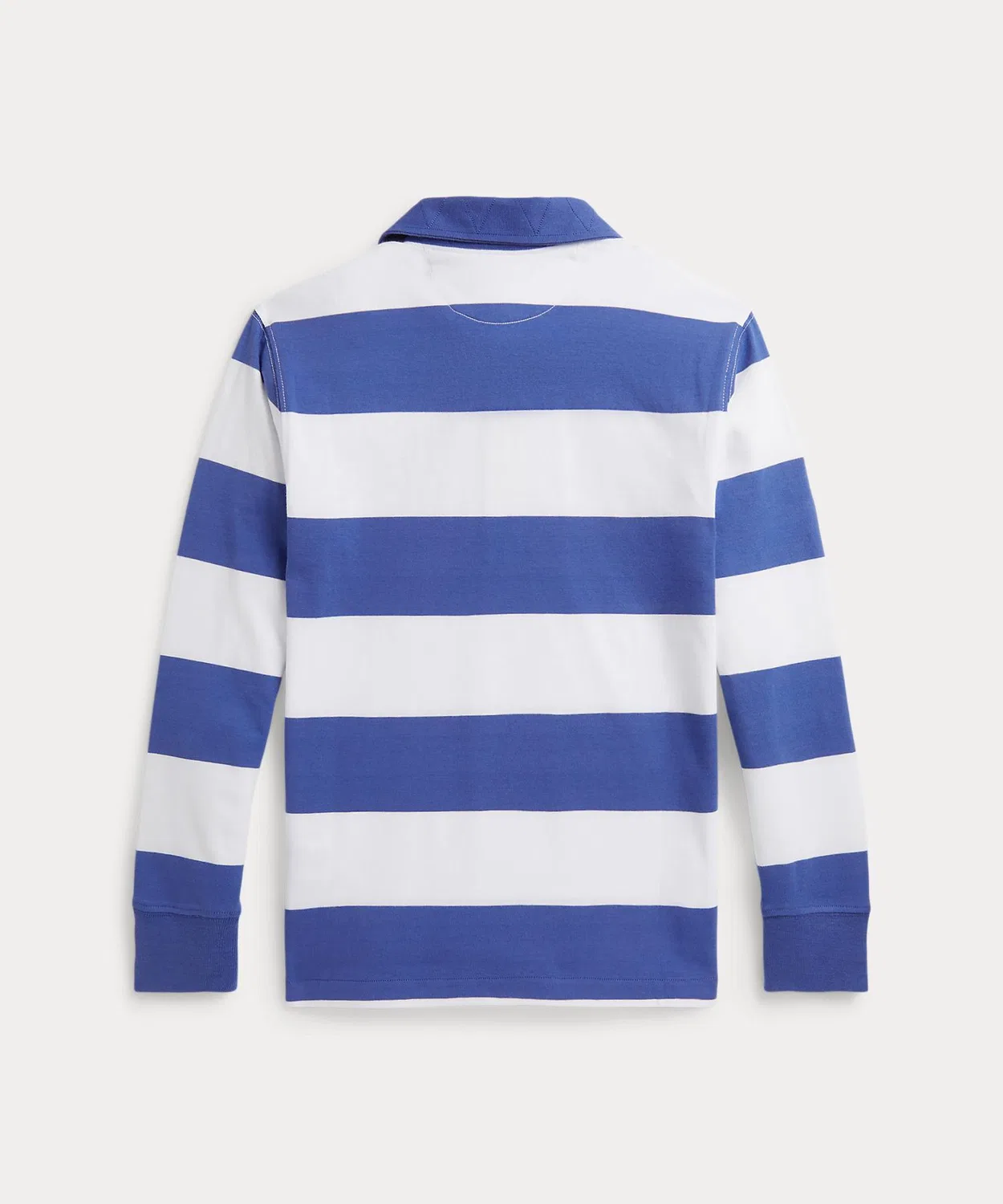 Рубашка-регби хлопковая Polo Ralph Lauren с полосками, белый — фото 2