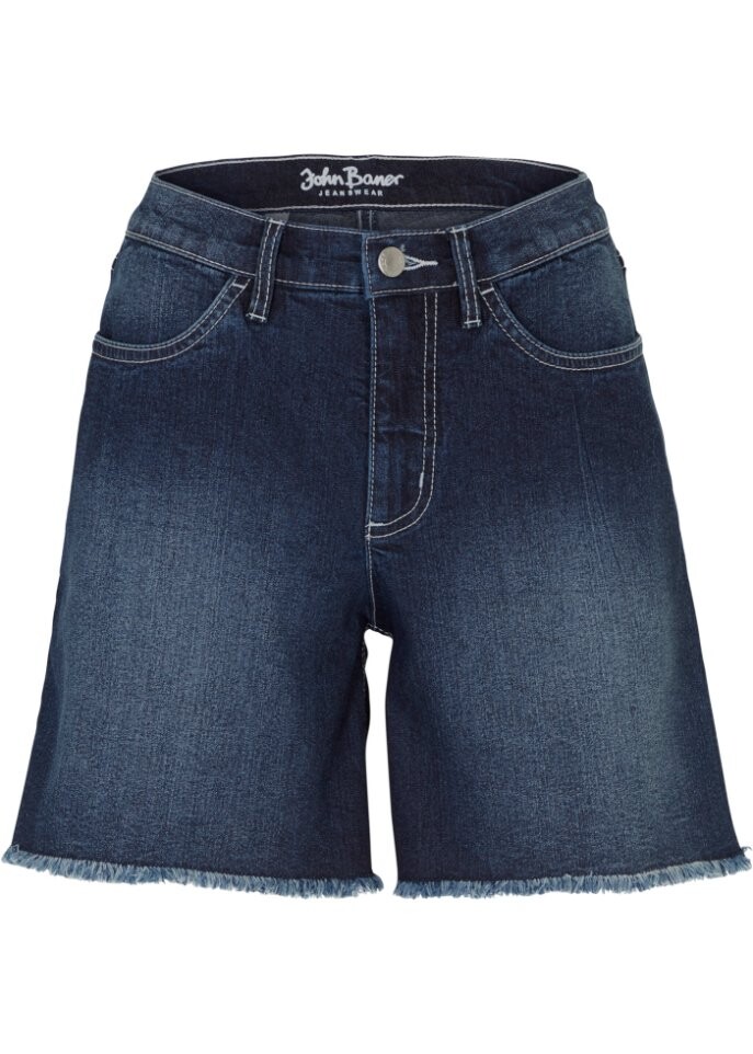 

Джинсовые шорты стрейч John Baner Jeanswear, синий