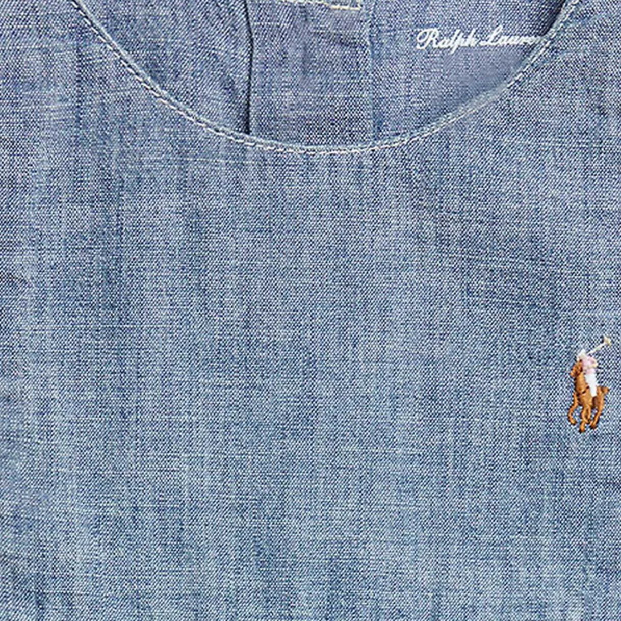 Комбинезон классический Polo Ralph Lauren голубой — фото 4