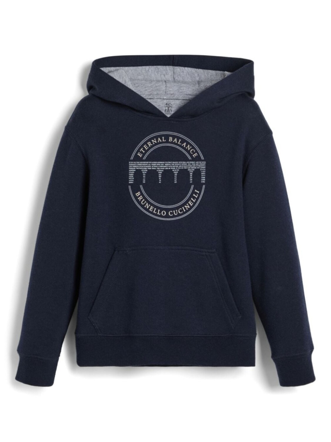

Худи с логотипом Brunello Cucinelli Kids, синий