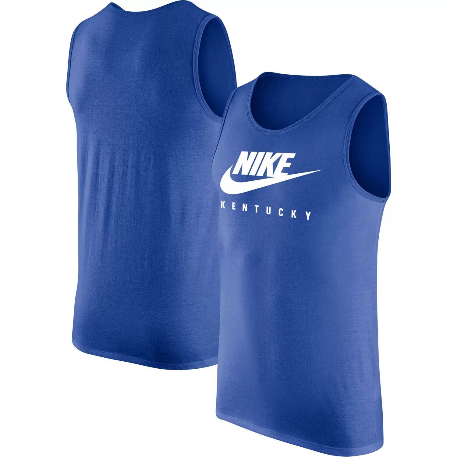 

Мужская майка Royal Kentucky Wildcats Futura Performance с круглым вырезом Nike