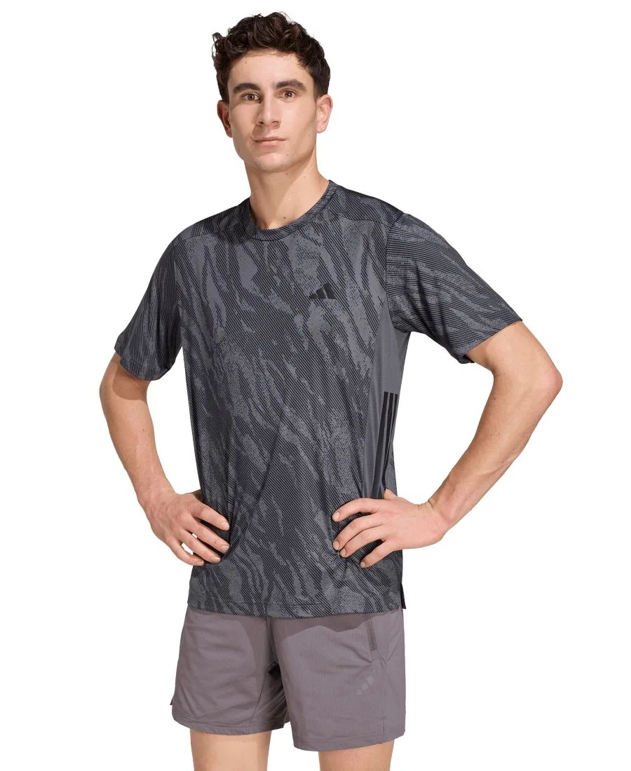 Мужская футболка с коротким рукавом Cool Intensity для тренировок adidas, Gray Six