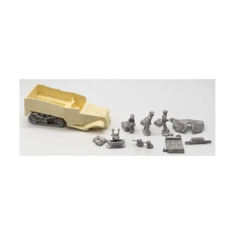 

Полугусеничный M3 с коллекцией экипажа №1, Miscellaneous Historical Miniatures - Loose Miniatures (28mm) (Unidentifiable Manufacturer)