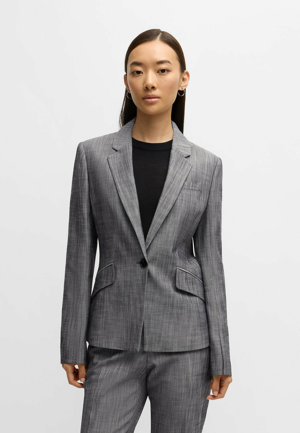 

Блейзер BOSS, серый