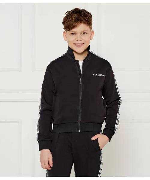 

Толстовка Regular fit Karl Lagerfeld Kids, черный