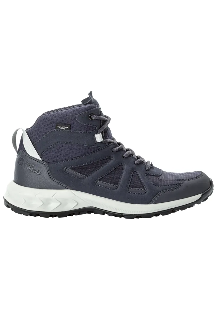 Кроссовки Jack Wolfskin "WOODLAND 2 TEXAPORE MID W", цвет Graphit — фото 2