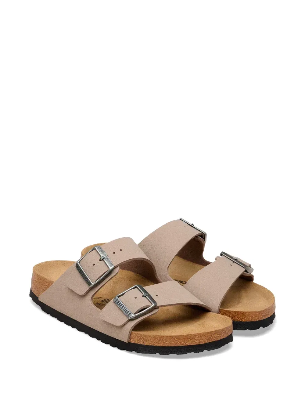 Сандалии Arizona с двойными ремешками BIRKENSTOCK, бежевый — фото 2