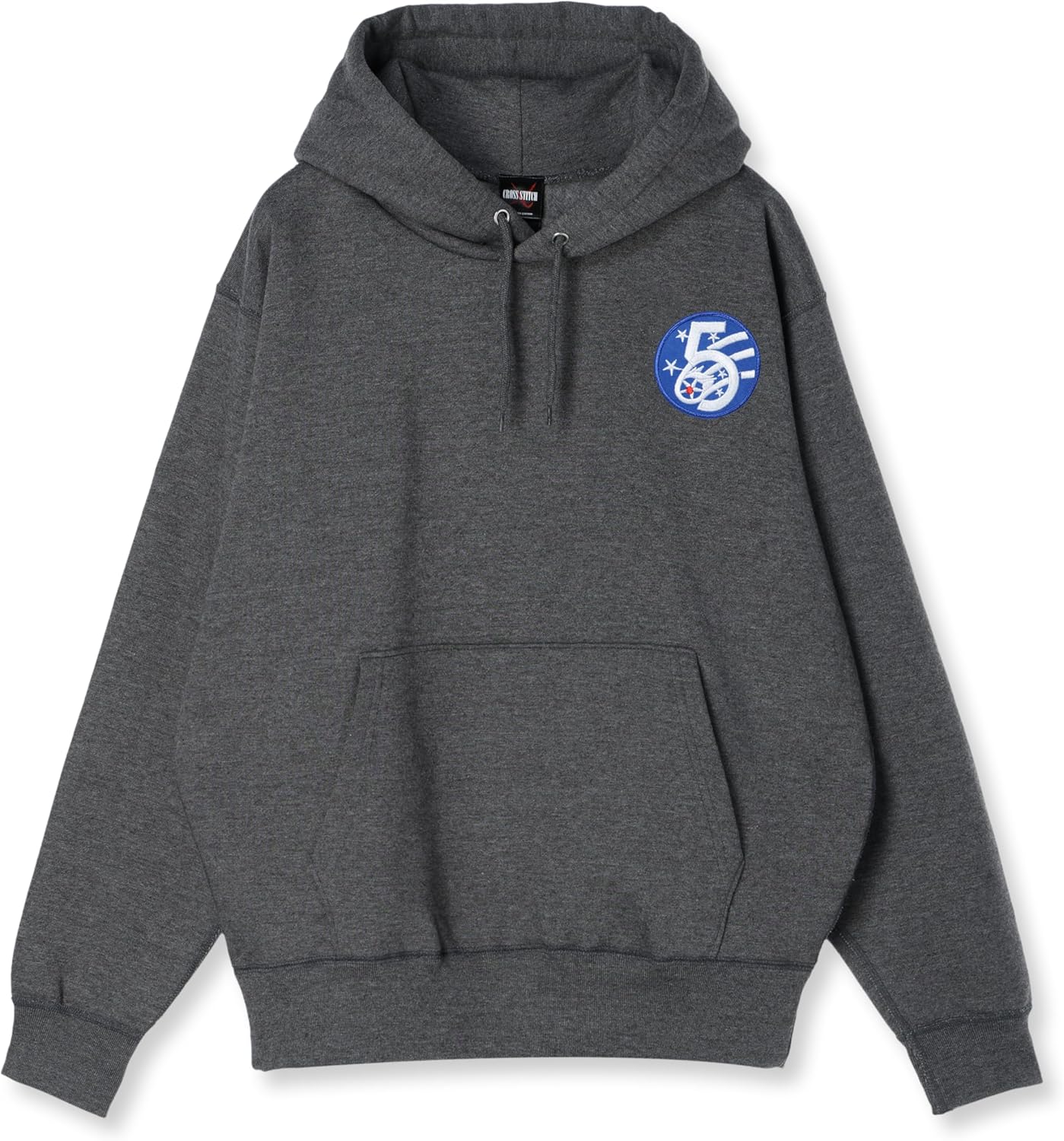 

Толстовка с капюшоном в стиле F, нашивка с гербом армии США, на флисовой подкладке, пуговицами, цвет угольно-серый F-Style