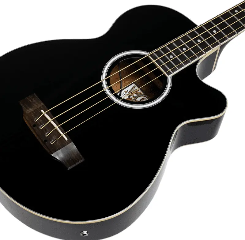 

Басс гитара Oscar Schmidt OB100B Venetian Cutaway Mahogany Neck 4-String Acoustic-Electric Bass Guitar w/Gig Bag