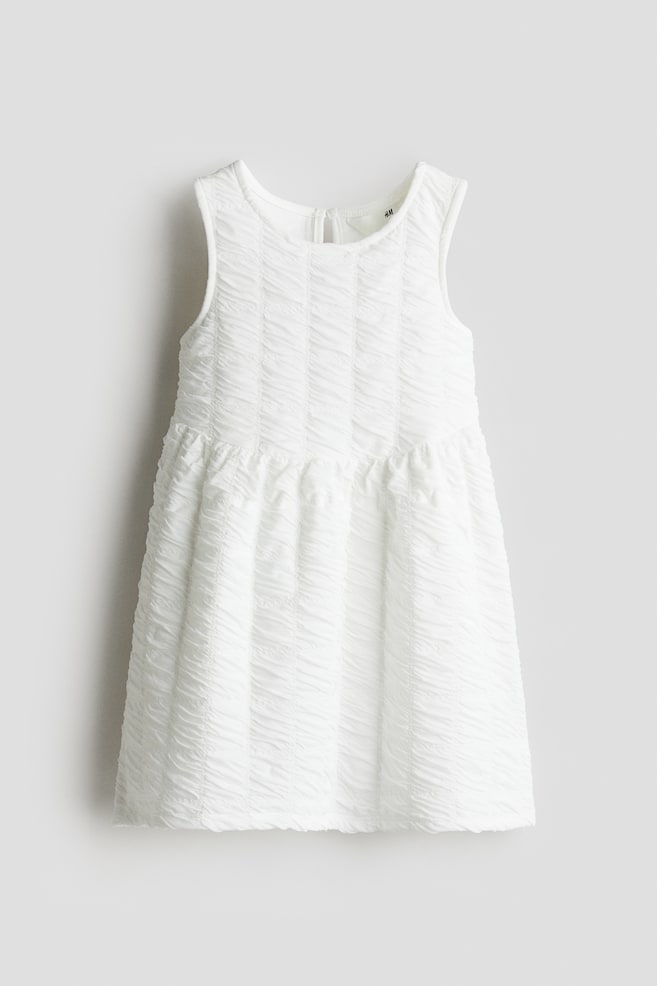 

Платье из джерси со структурой H&M, белый