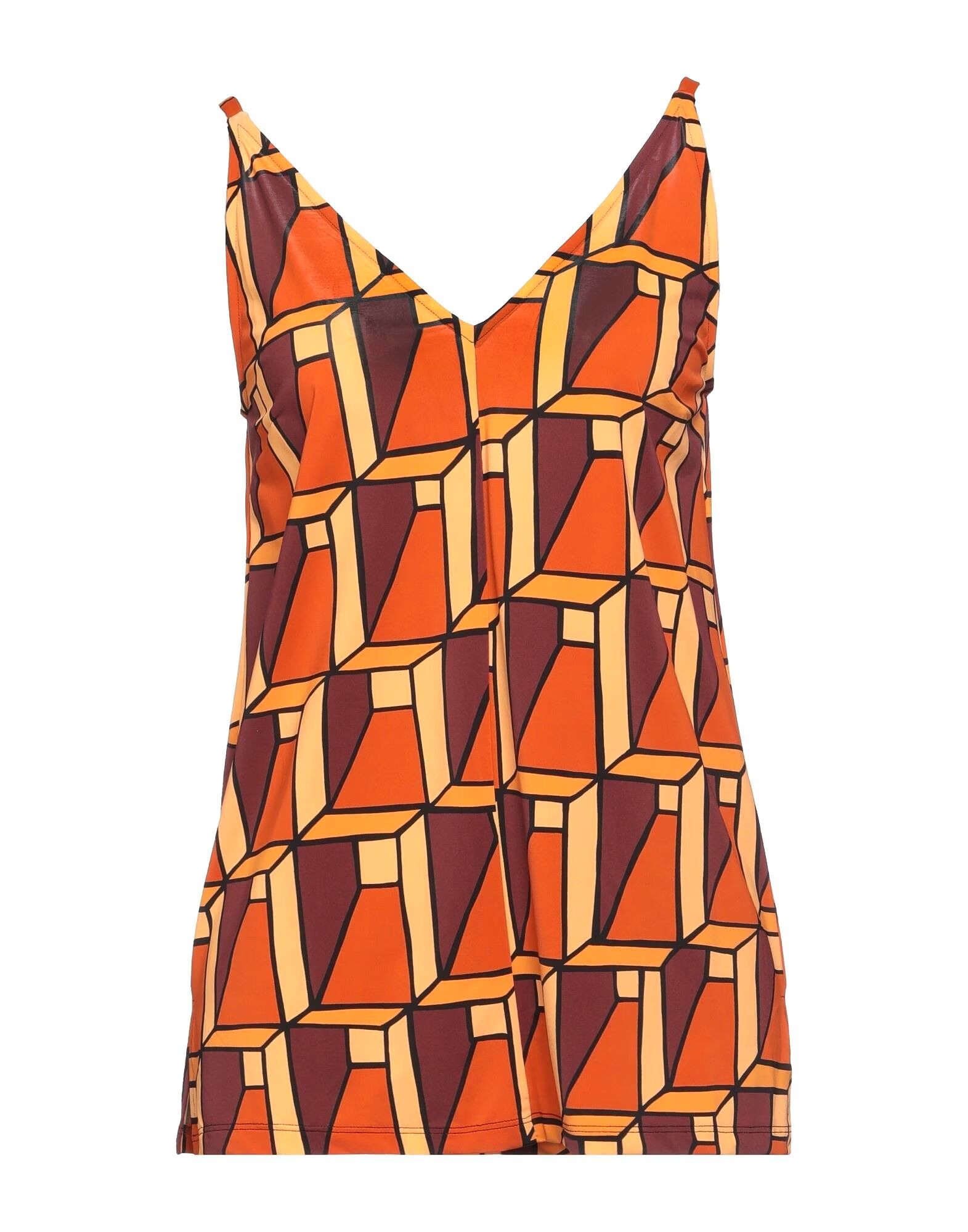 

Топ Siyu, оранжево-коричневый