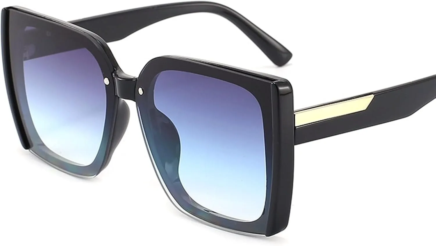 

Модные ретро-солнцезащитные очки квадратной формы 2026 года для мужчин и женщин, для отдыха на природе и пляже (Цвет: D, Размер: Средний) MTZJH, One Color