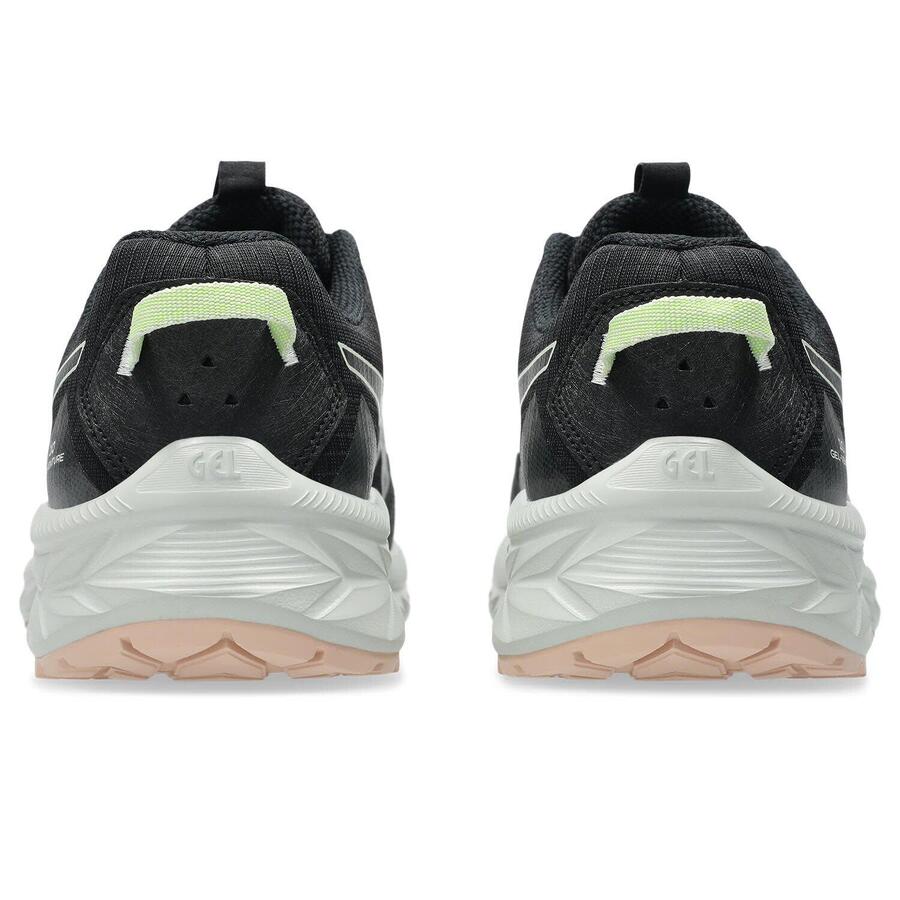 Женские кроссовки для трейлраннинга ASICS Gel Venture 10 W — чёрные/зелёные — фото 4