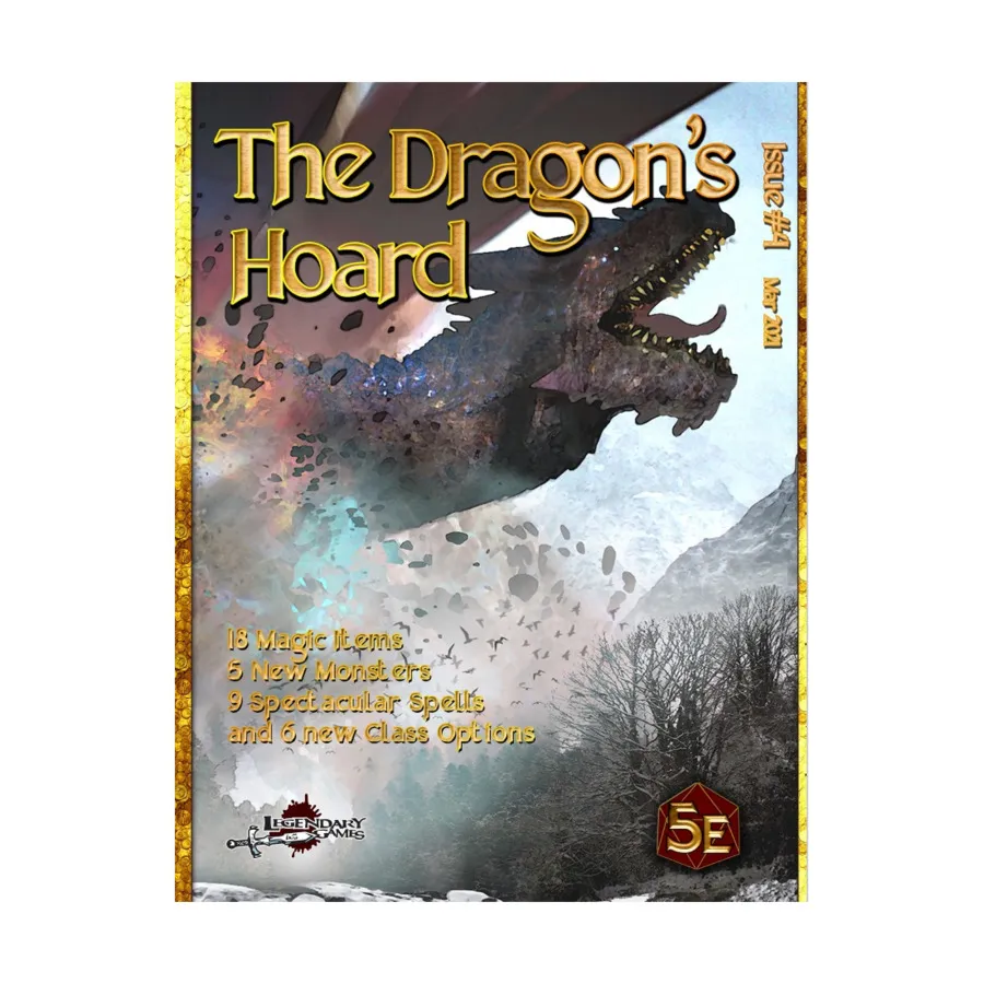 

Dragon's Hoard - Issue #4, Dungeons & Dragons (5th Edition) - Dragon's Hoard (Legendary Games), мягкая обложка
