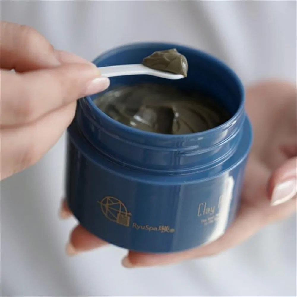 Маска для лица Qiumei — Глиняная RyuSpa Clay Pack, , темно-синий, 120 г — фото 2