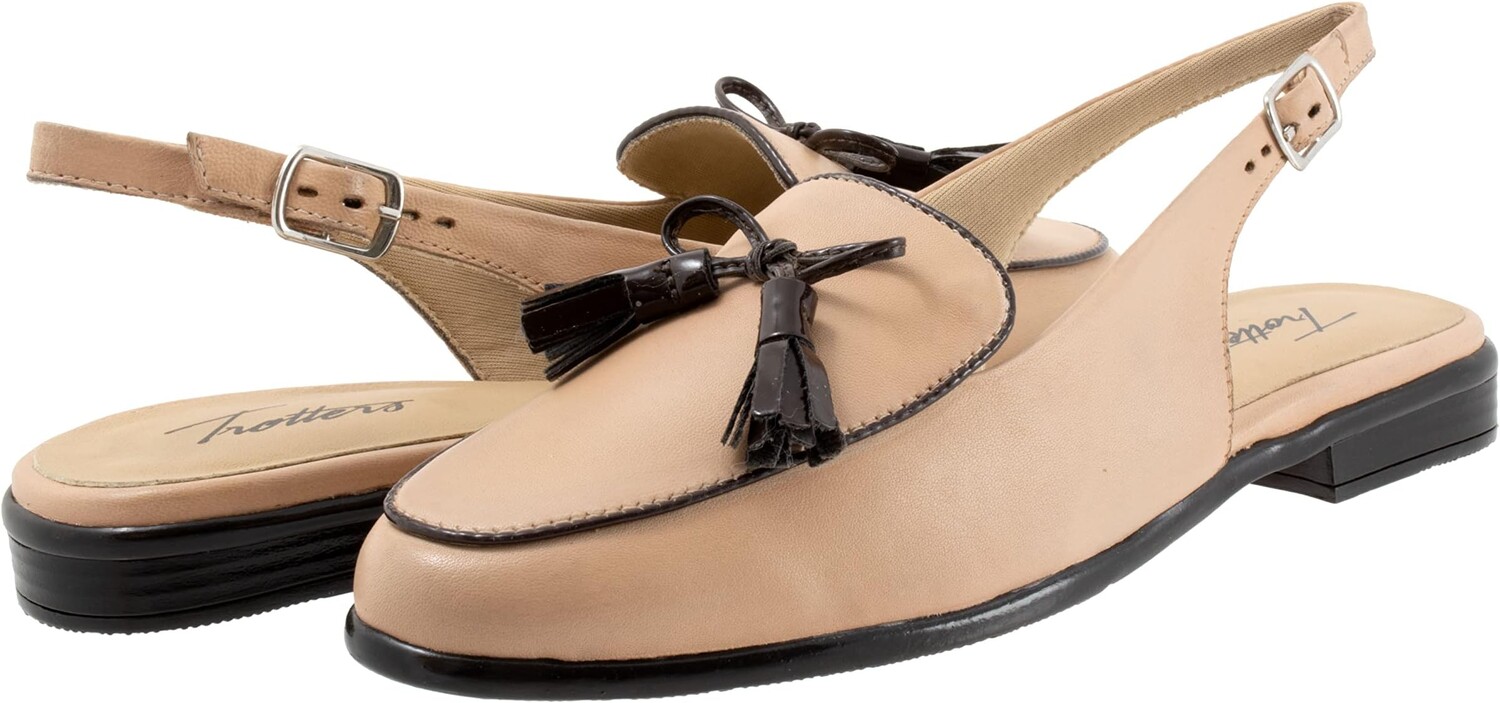 

Лоферы Trotters Lillie, цвет Beige/Dark Brown