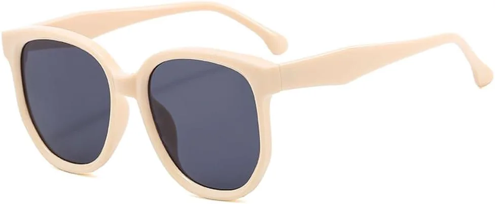 

Ретро большие солнцезащитные очки для женщин и мужчин, винтажные солнцезащитные очки с защитой от УФ-излучения UV400 для использования на открытом воздухе HCPIHF, 1