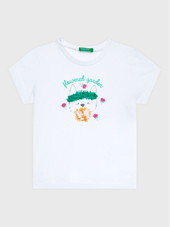 

Футболка стандартного кроя United Colors Of Benetton, белый