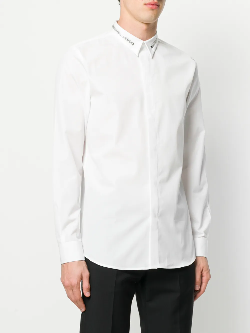 

Zip collar shirt Givenchy, белый