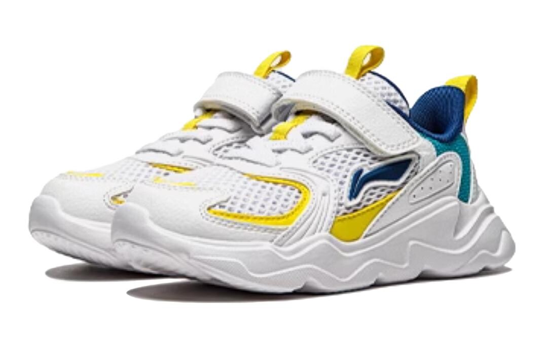 Кроссовки LINING YOUNG Kids Lifestyle Shoes Kids Low-top White/Royal/Yellow, желтый — фото 3