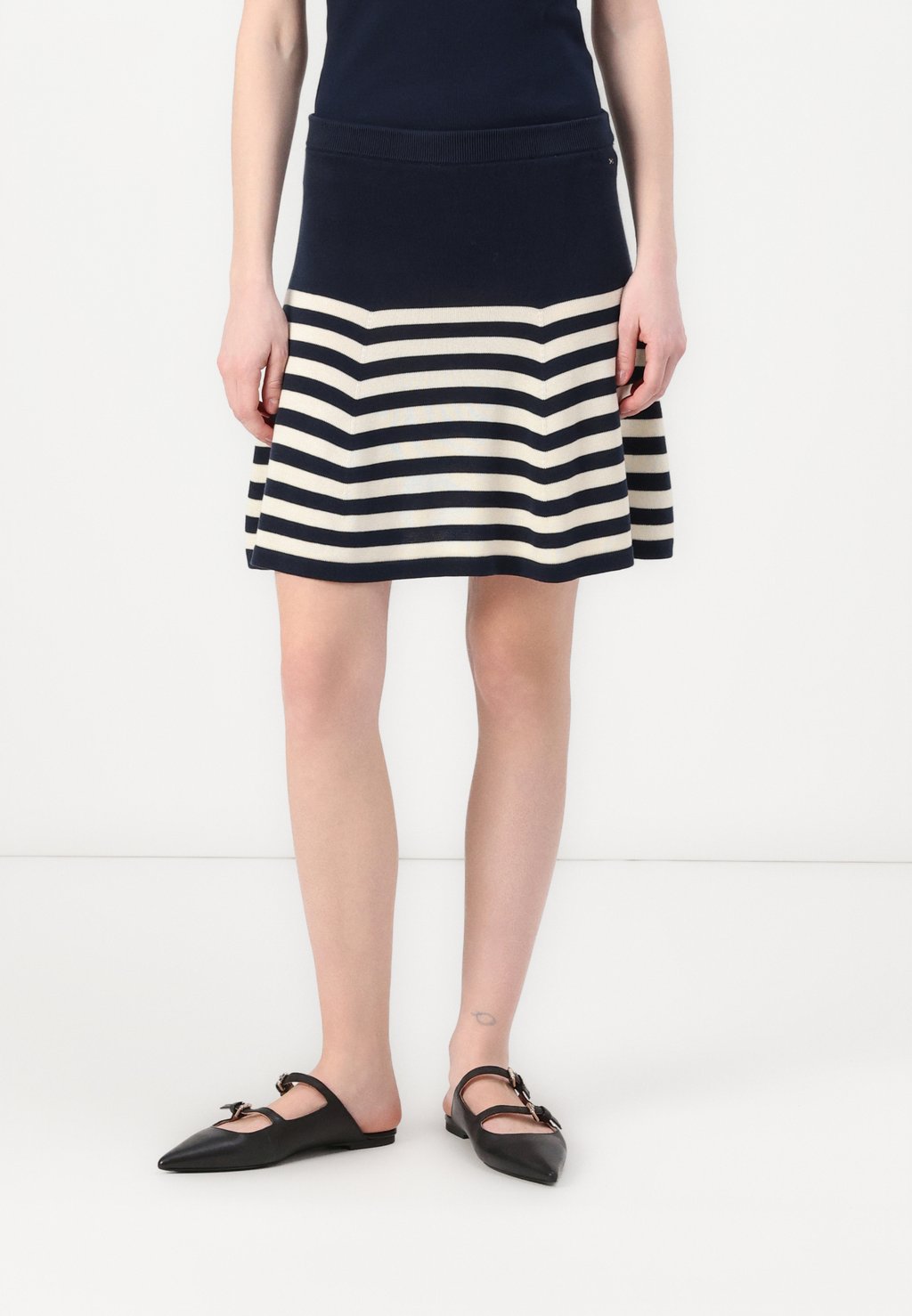 

Мини-юбка FLARE MINI SKIRT Tommy Hilfiger, темно-синий
