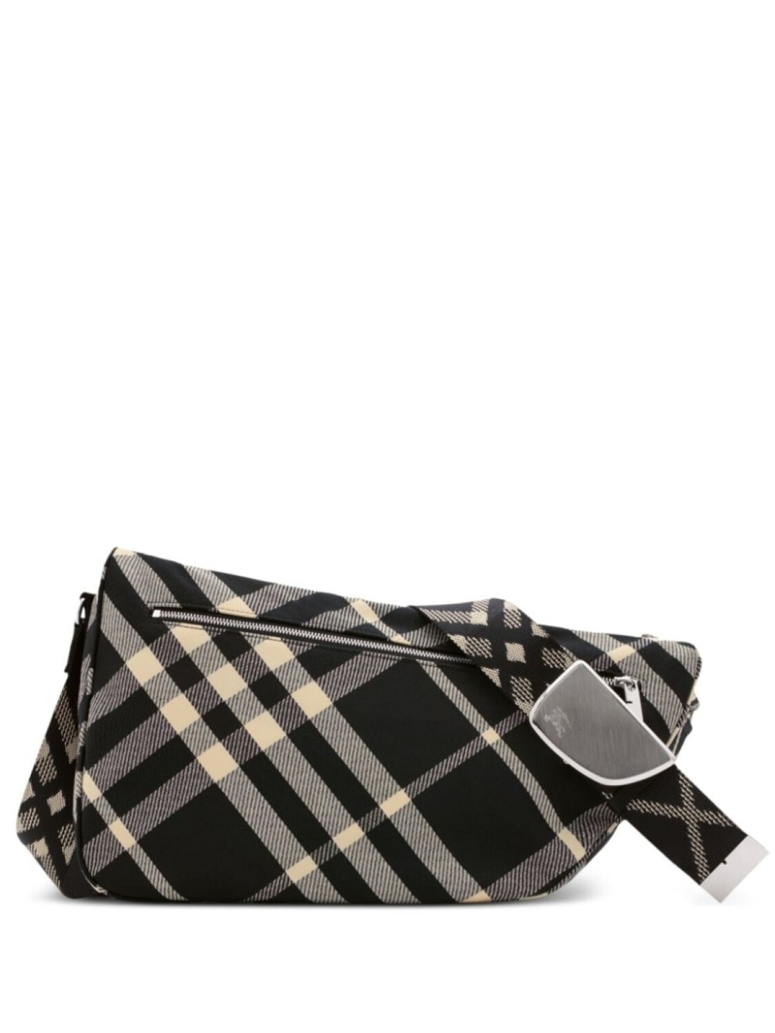 

Большая сумка-мессенджер Shield Burberry, черный