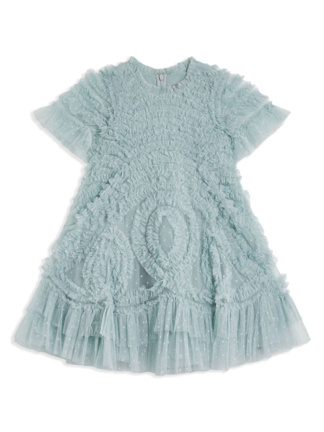 

NEEDLE & THREAD KIDS платье Verity с оборками, синий