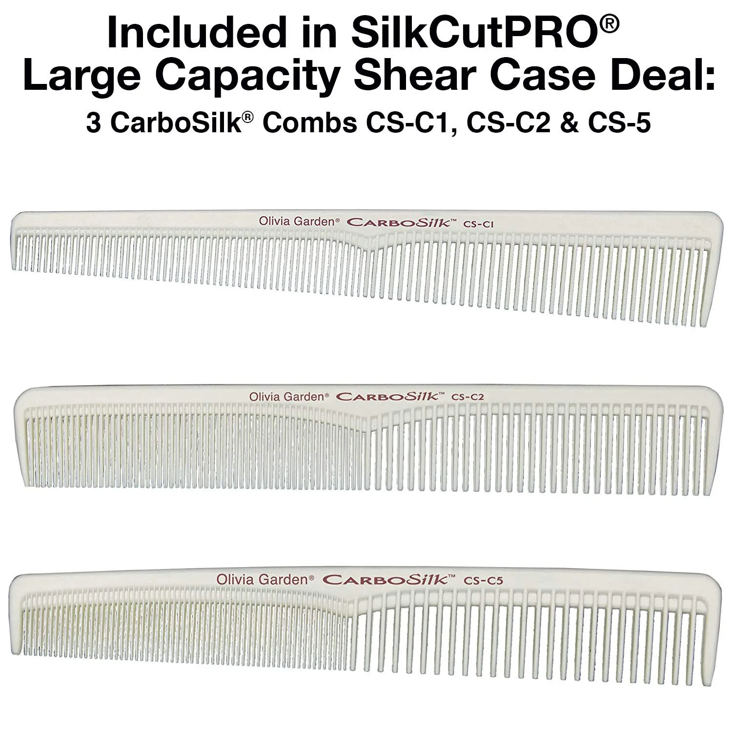 Чехол Olivia Garden для ножниц с SilkCutPRO - органайзер для расчесок, ножниц и барберских принадлежностей, вмещает 9 ножниц, профессиональная дорожная сумка для стилистов 16,5 см — фото 4