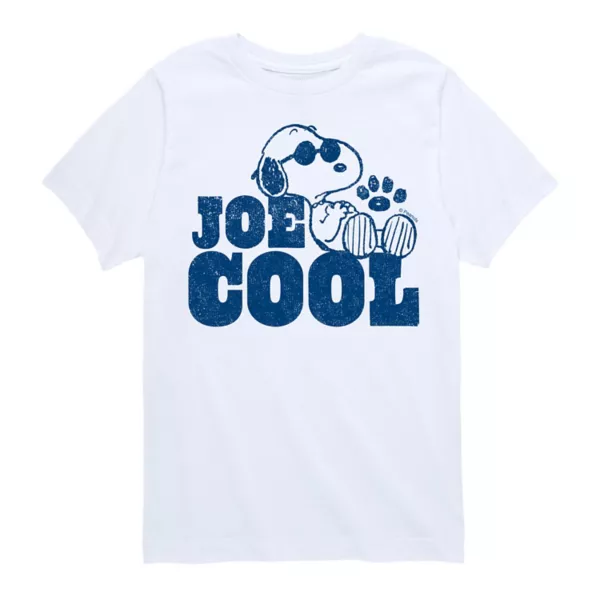 

Футболка с принтом Peanuts Joe Cool Laying для мальчиков 8-20 лет Licensed Character, белый