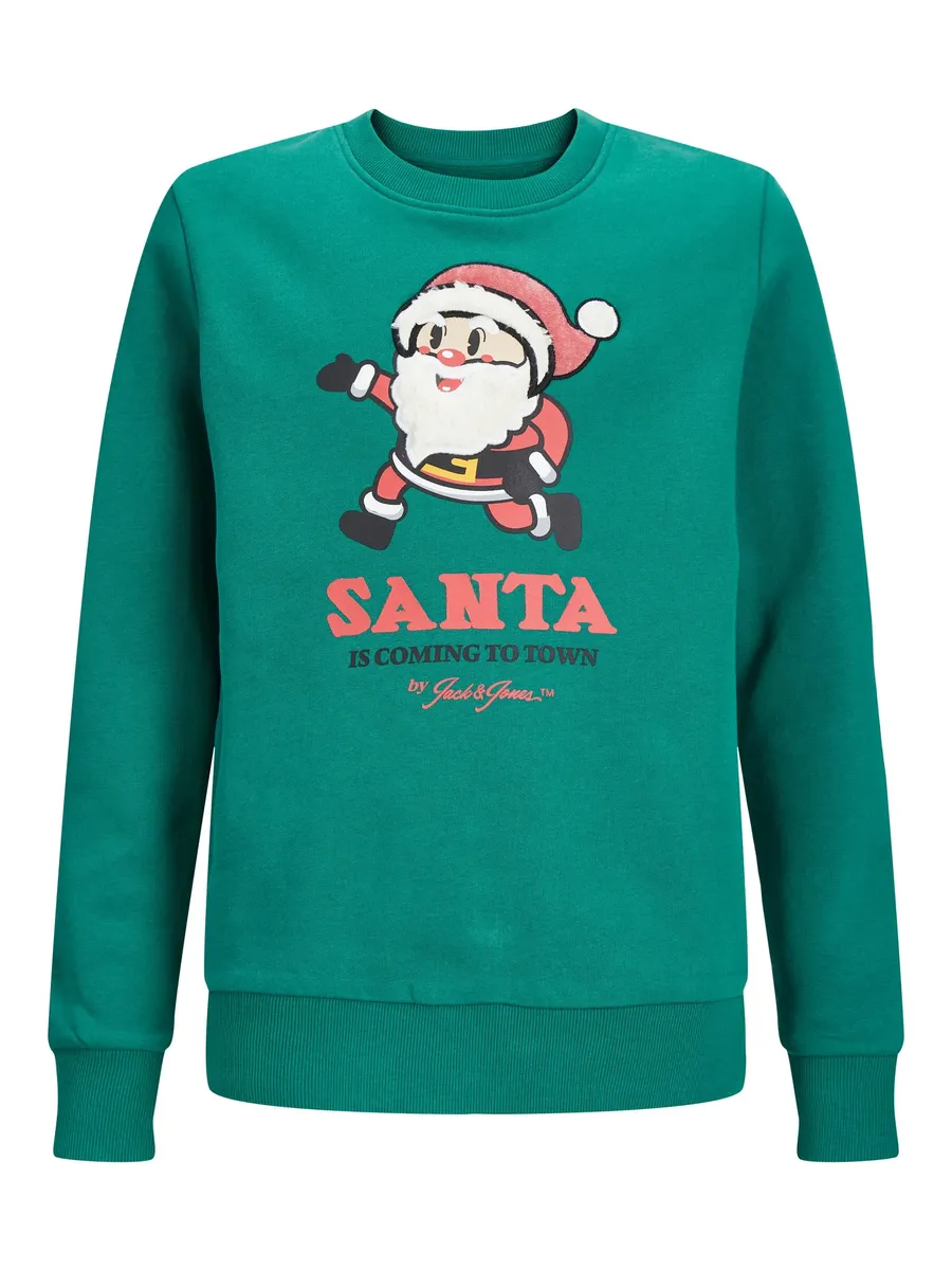 

Детская толстовка Jack & Jones "JORXMAS CREW NECK SWEAT XMAS JNR", с рождественским мотивом Jack & Jones Junior, зеленый