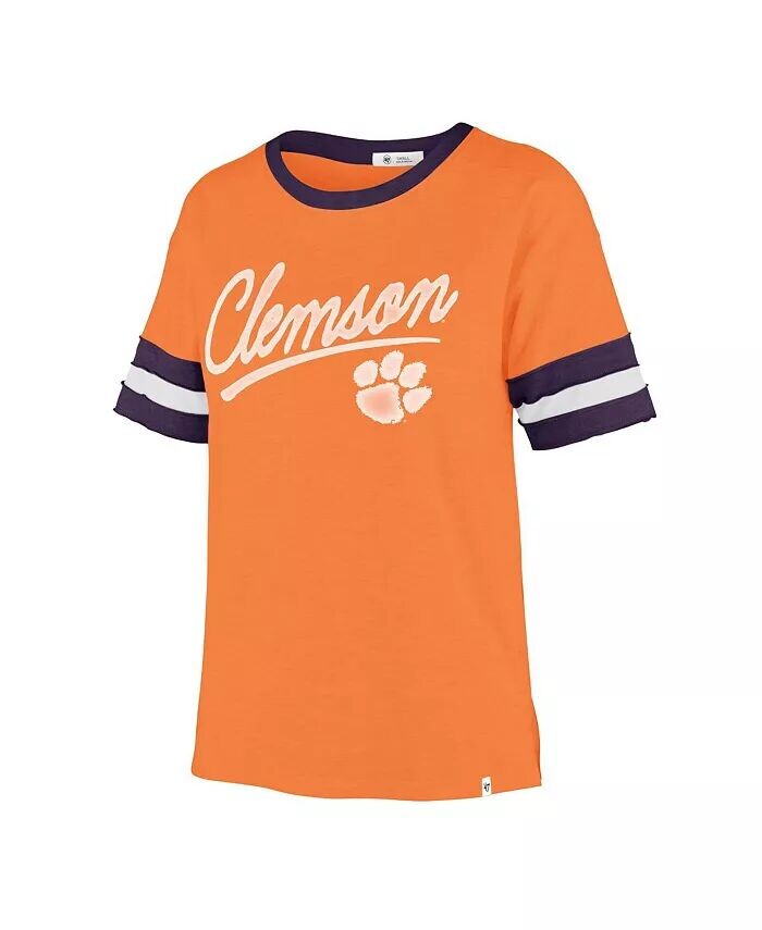 

Женская оранжевая футболка '47 Clemson Tigers Dani Retro Slub '47 Brand