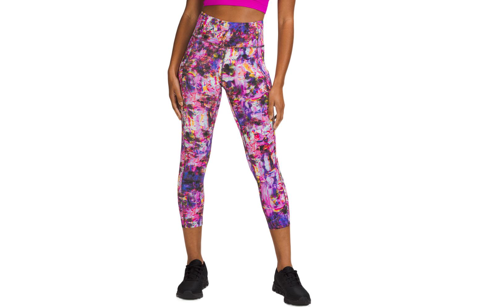 

Женские повседневные брюки Fast And Free Lululemon, Shimmery Flower Multicolor