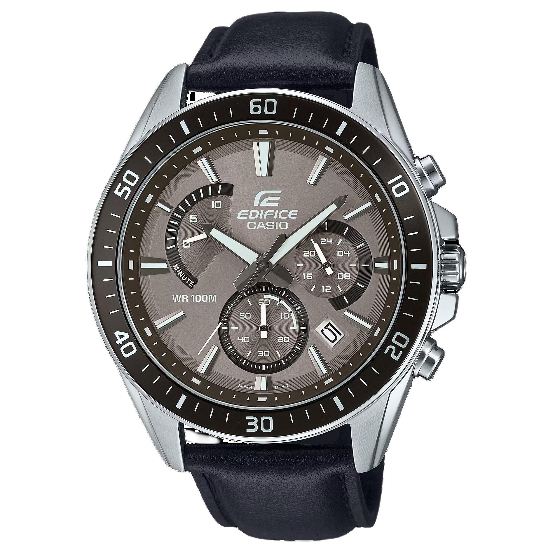 

CASIO Часы Edifice EFR 552L 5A, Coffee Watch Dial