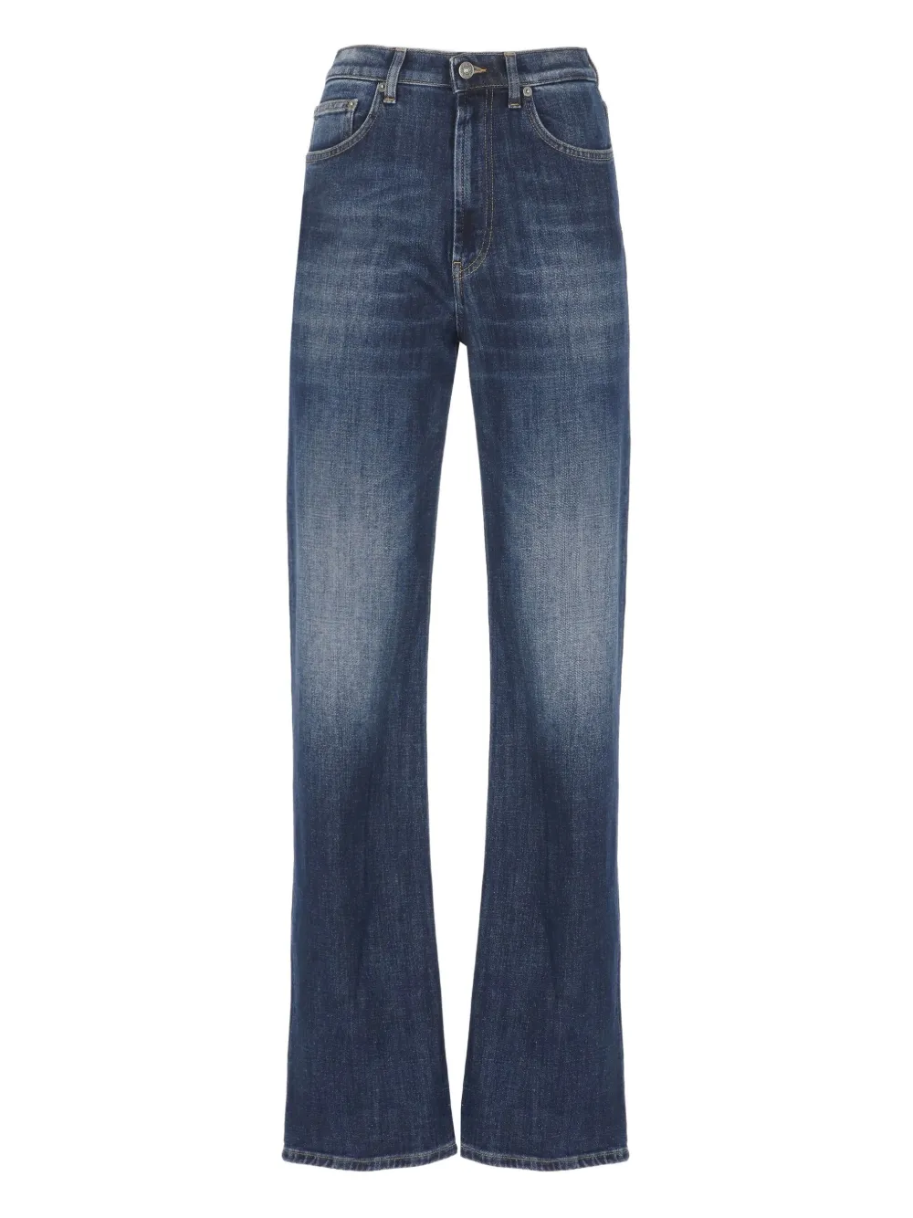 

Джинсы с нашивкой-логотипом Dondup, синий