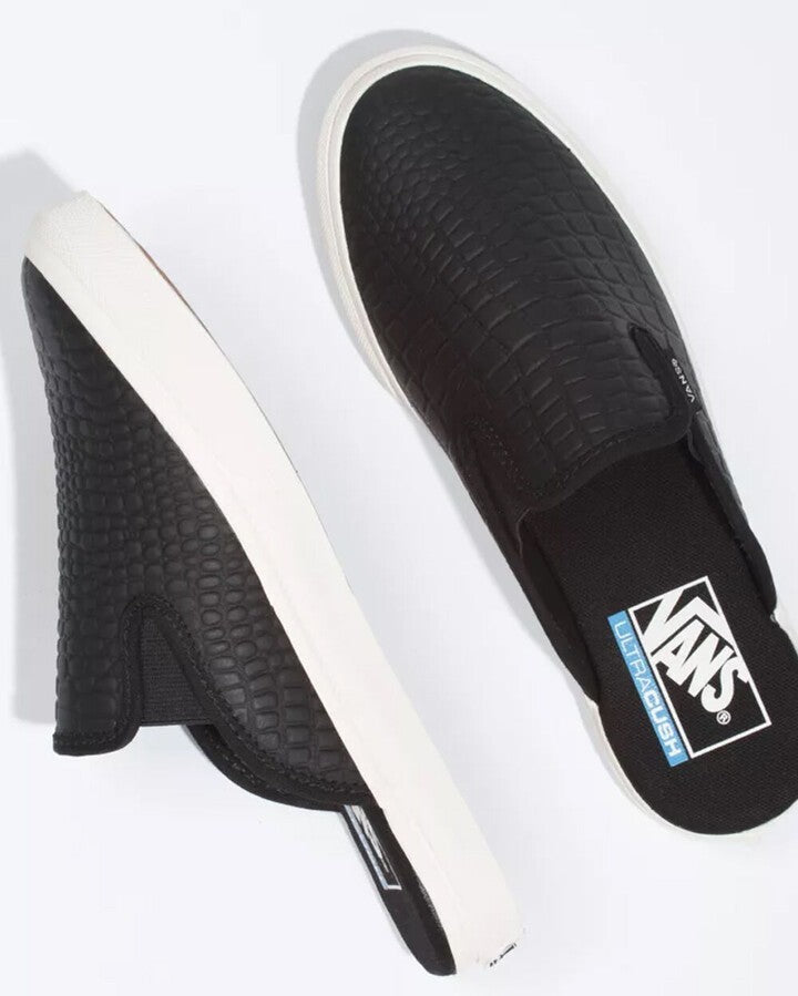 Мужские черные кожаные мюли Vans Classic VN0A4P3UVYE, повседневные туфли слипоны JOBB1993 — фото 2