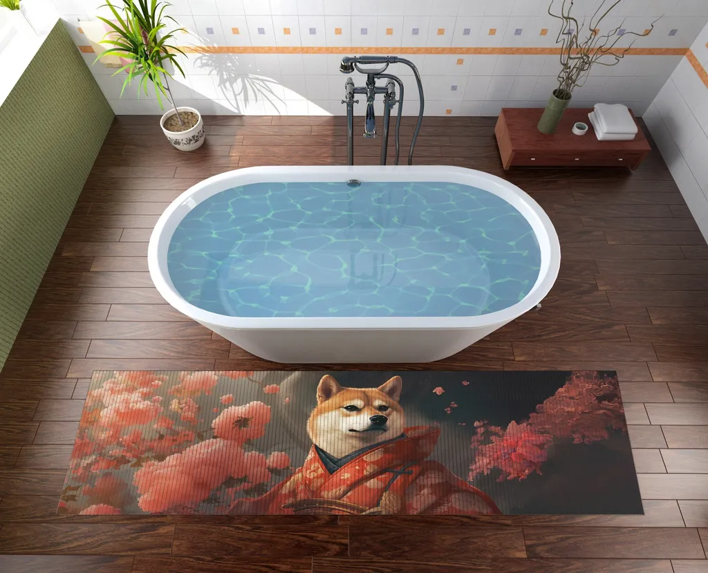 

Коврик для ванной Wallario