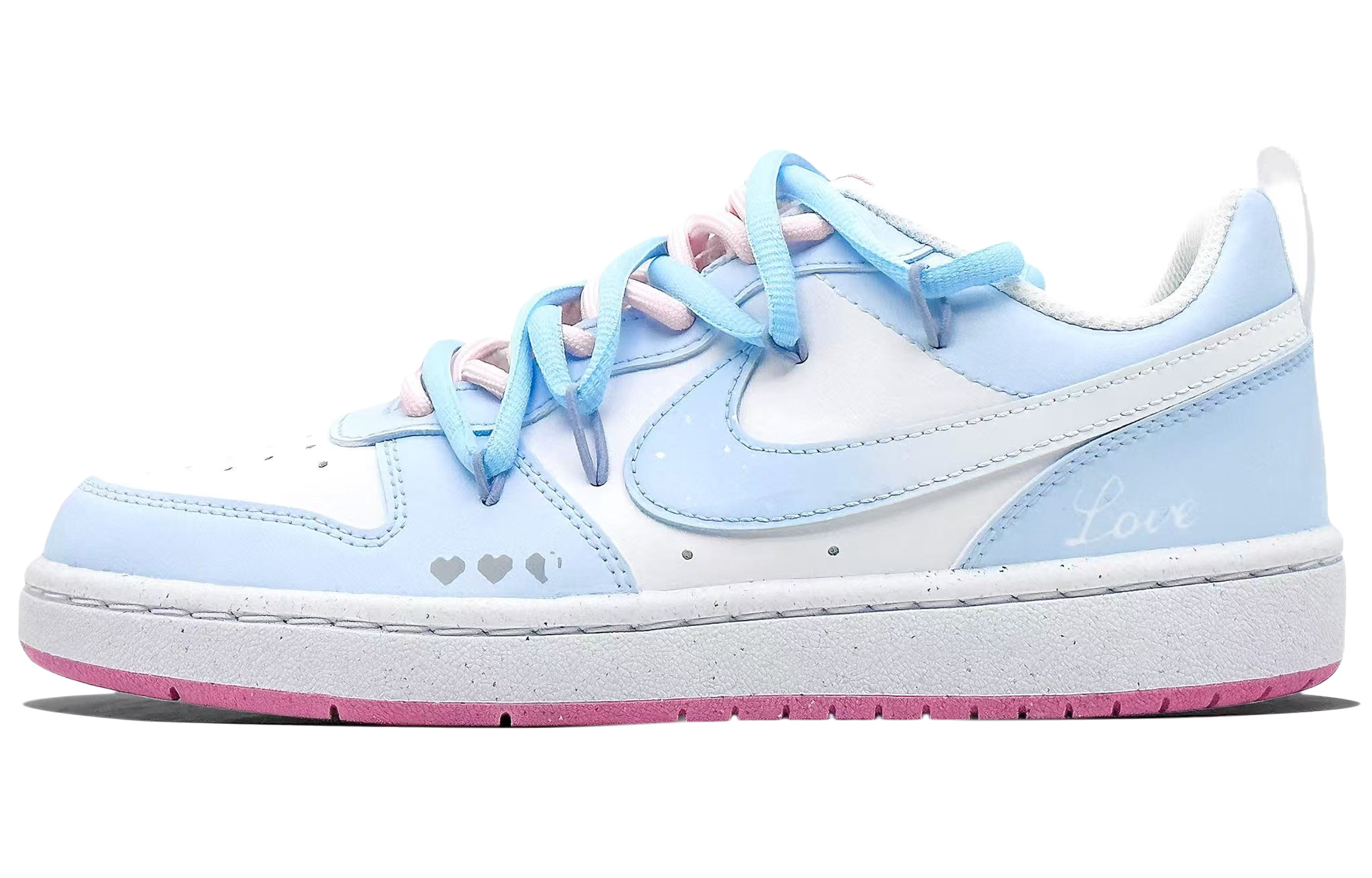 

Детские скейтерские кроссовки Court Borough для младших школьников Nike, светло-голубой