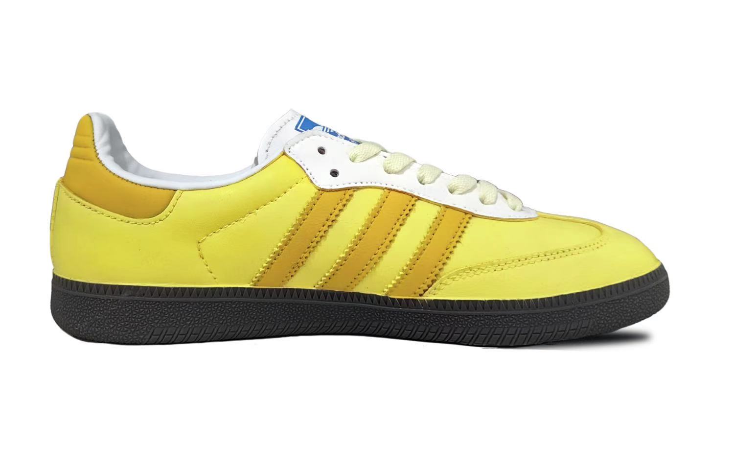 SAMBA OG Little Flower Cat низкие немецкие армейские кроссовки Unisex белый Adidas Originals, желтый — фото 2